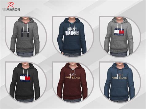 sims 4 tommy hilfiger|tommy hilfiger recolor hoodie.